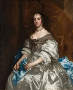 D. Catarina de Bragança, Peter Lely, c.1663 – 1665, Coleção Real, Quarto do Trono, Reino Unido